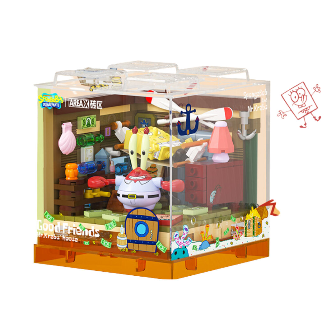 SEMBO SpongeBob and Mr. Krabs Treasure Playset (AB0052)