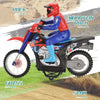 AiJH 1/10 Scale RC Drift Spray Motorcycle