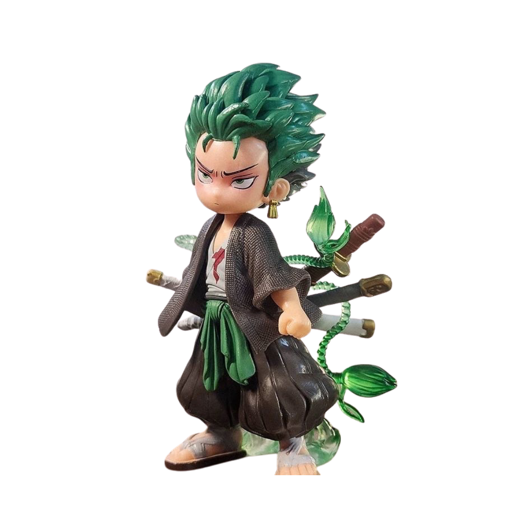 مجسم Roronoa Zoro بأسلوب Chibi من PVC للمقتنين