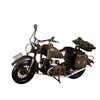 Vintage Military Motorcycle Model – Handcrafted Metal Collectible