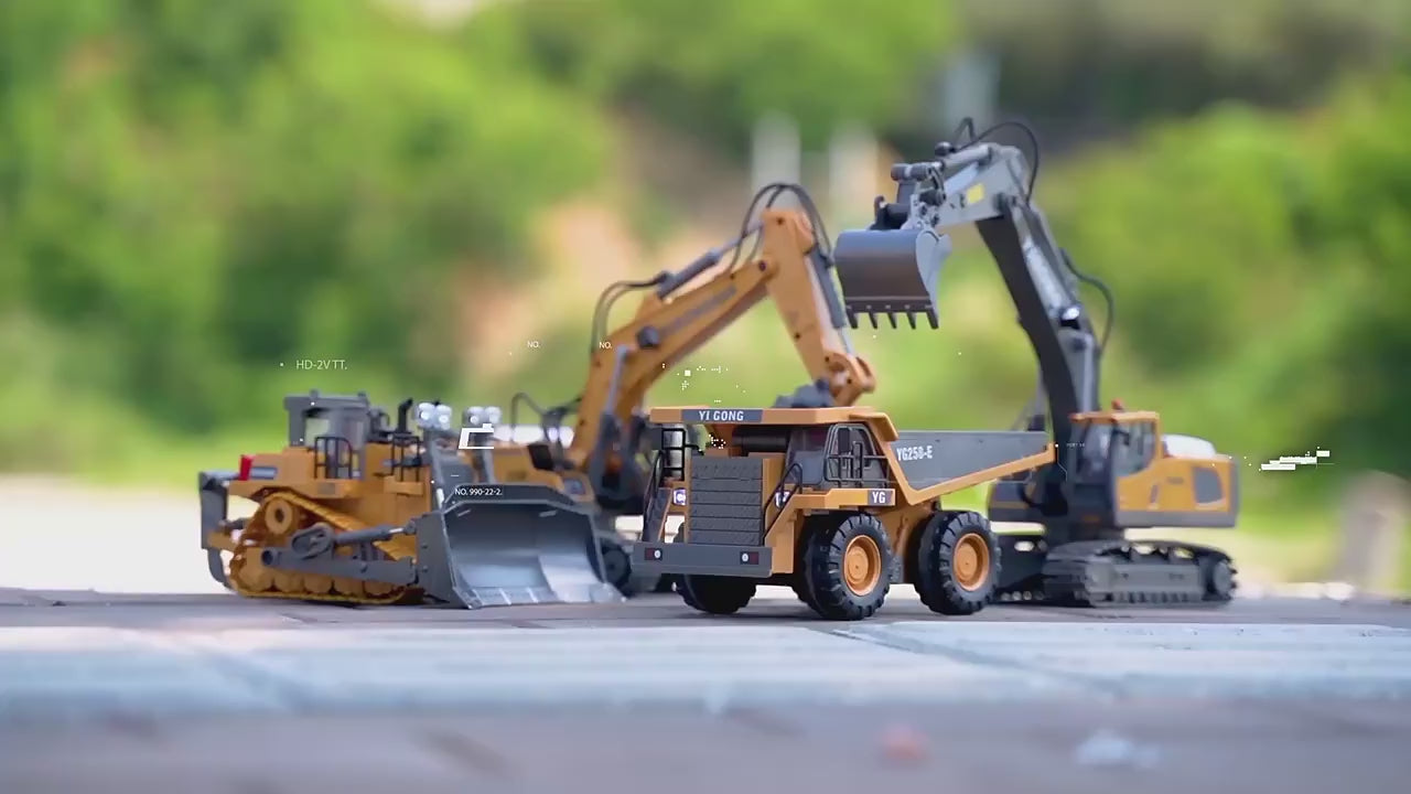 RC engineering excavator