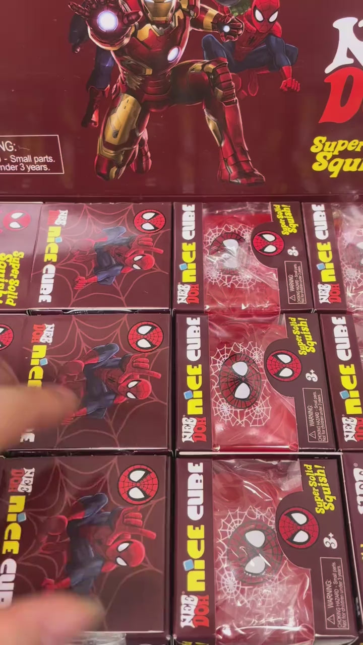 Needoh Nice Cube Spiderman Squishy