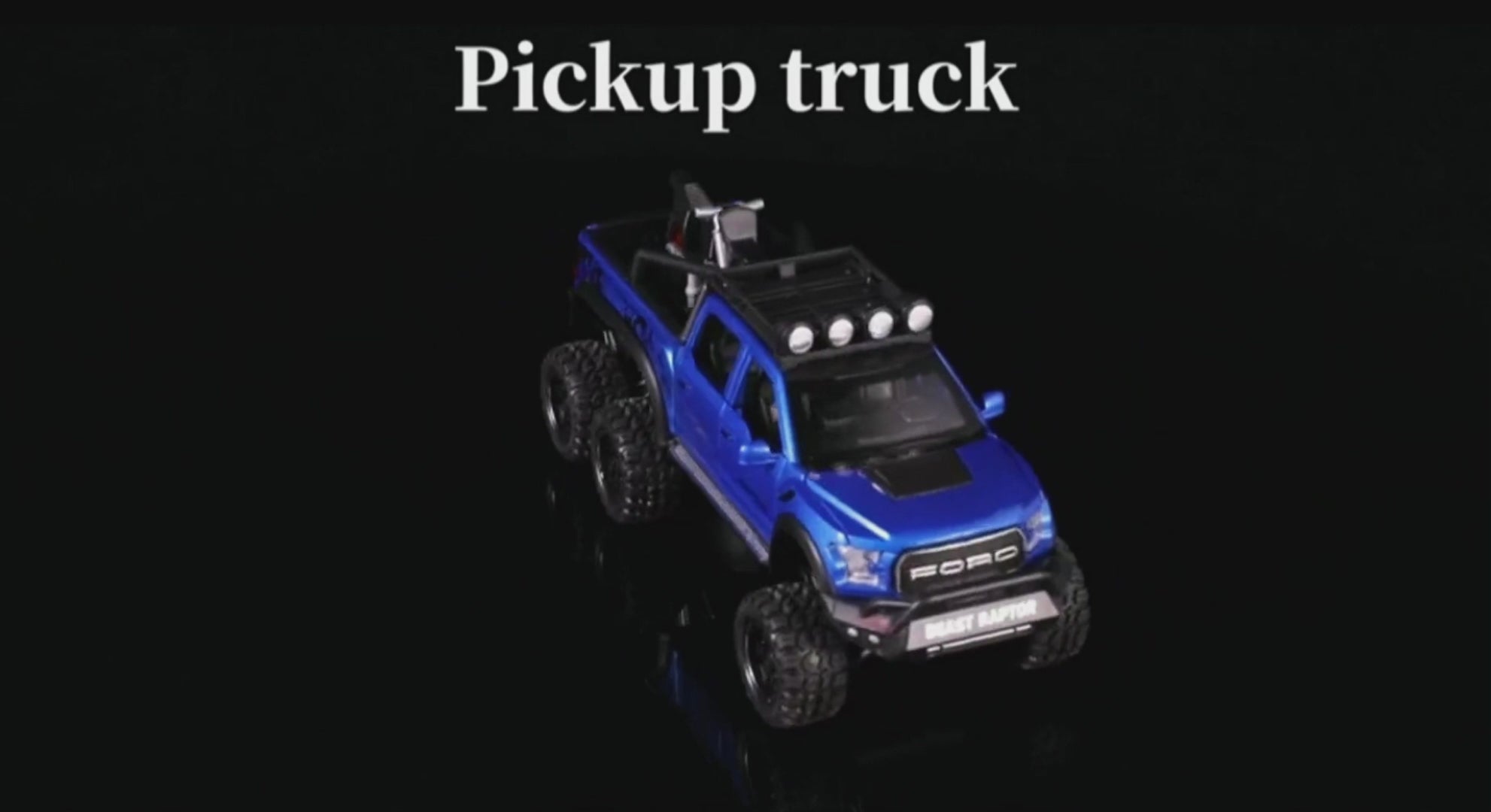 Red Bull Style 6-Wheel Raptor Pickup Truck
