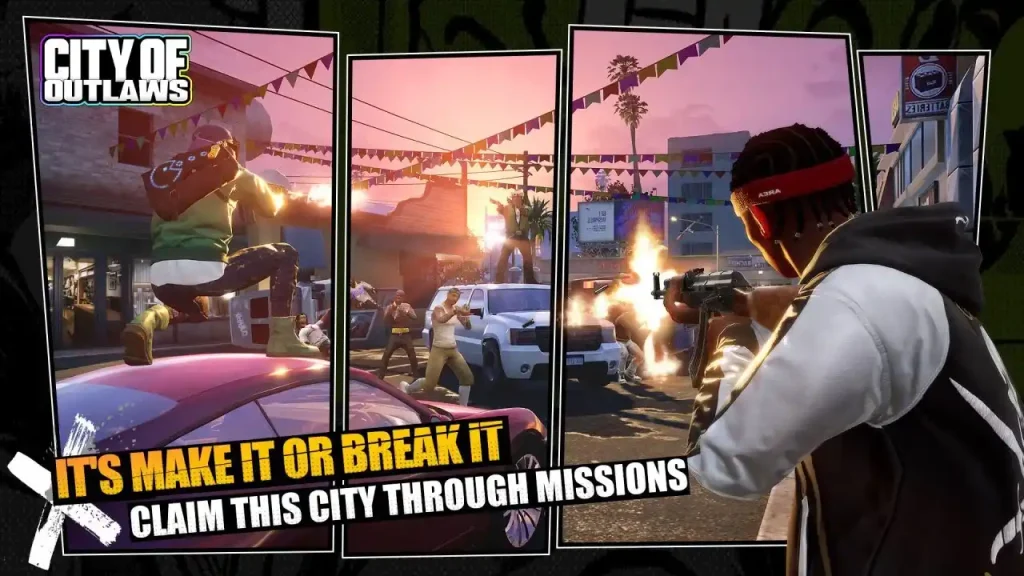 City of Outlaws android game similar to GTA was released