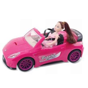 2. Girls Beauty Sport Car