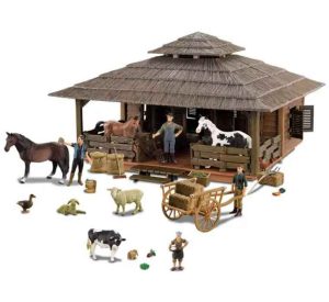 6. Farm Horse and Goats Figure