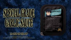 McDonald's Unveils Jujutsu Kaisen-Themed Special Grade Garlic Sauce